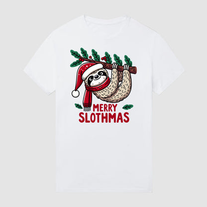 Sloth Christmas Scarf T-Shirt