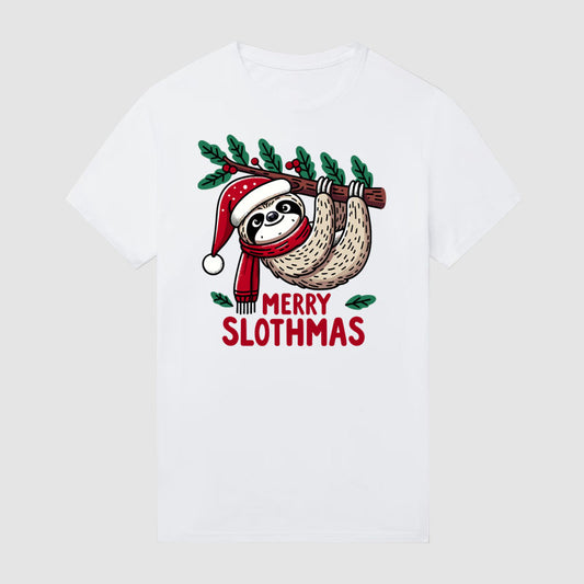 Sloth Christmas Scarf T-Shirt