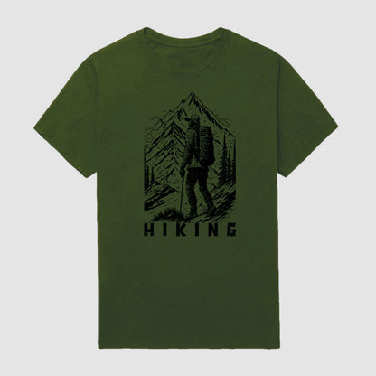 Men Outdoor Adventures Are Calling Hiking Short Sleeve T-Shirt