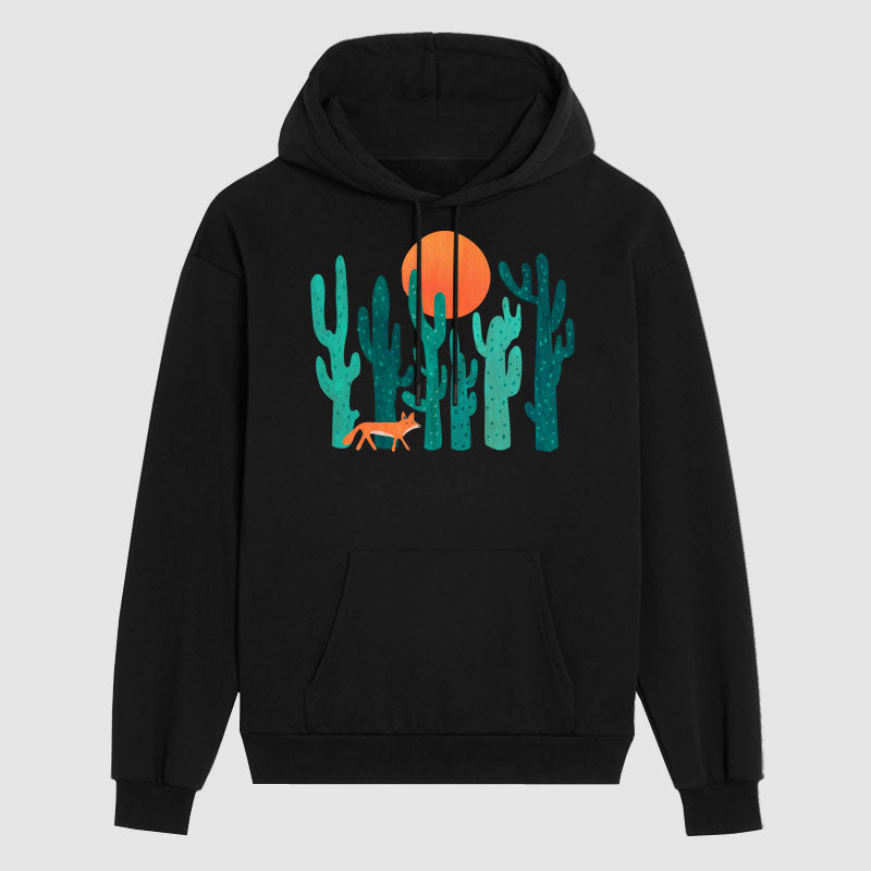 cactus fox hoodie