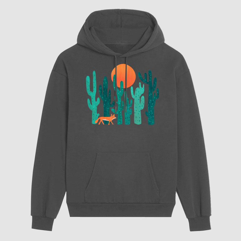 cactus fox hoodie