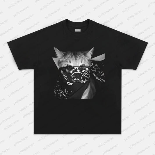 FUNNY CAT TEE