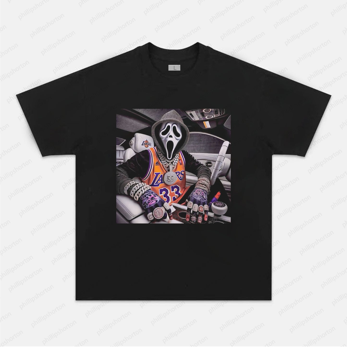 GHOSTFACE X HIP HOP LAKERS TEE