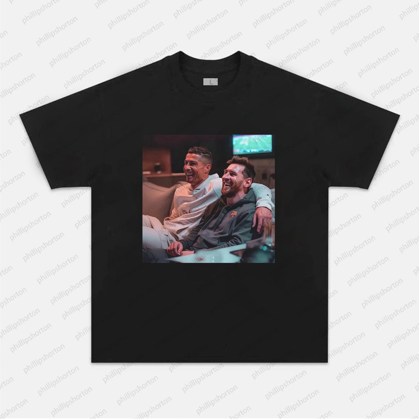 RONALDO & MESSI WATCH FIFA TEE