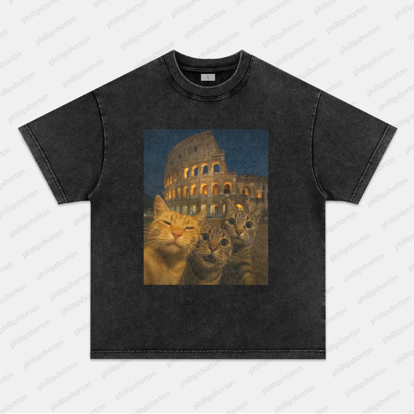 SELFIE CAT TEE