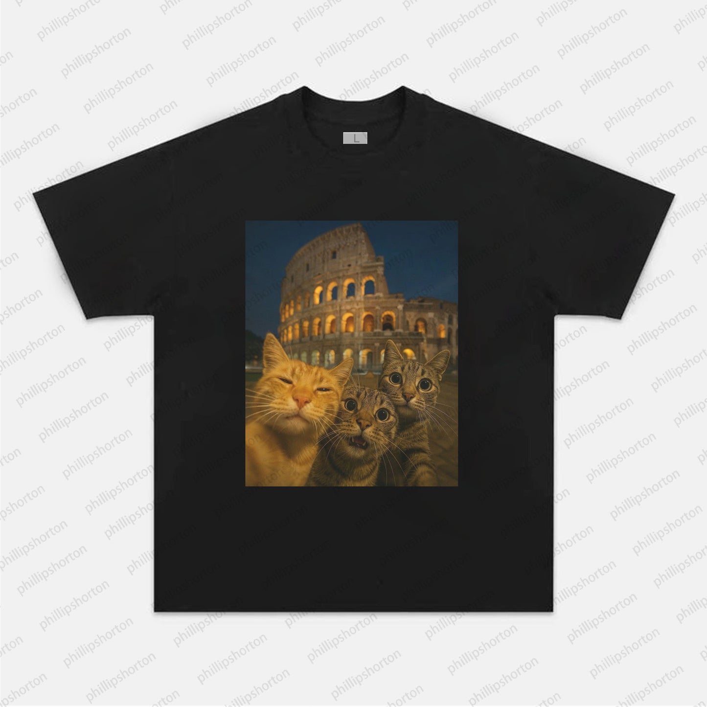 SELFIE CAT TEE